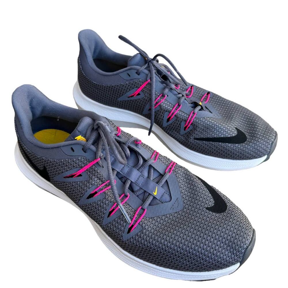 Nike Womens Quest AA7412-003 Gray Running Shoes Sneakers Size 10